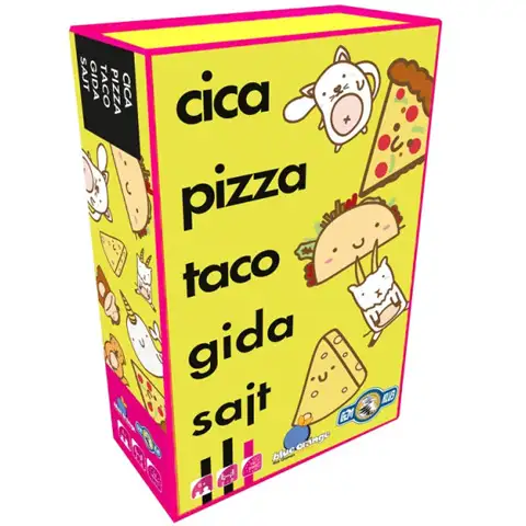 Kedvezményes ár Cica, pizza, taco, gida, sajt társasjáték