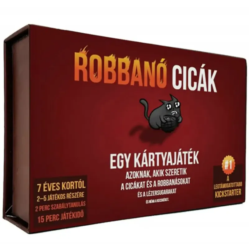 Robbanó cicák társasjáték Biztonságos fizetés