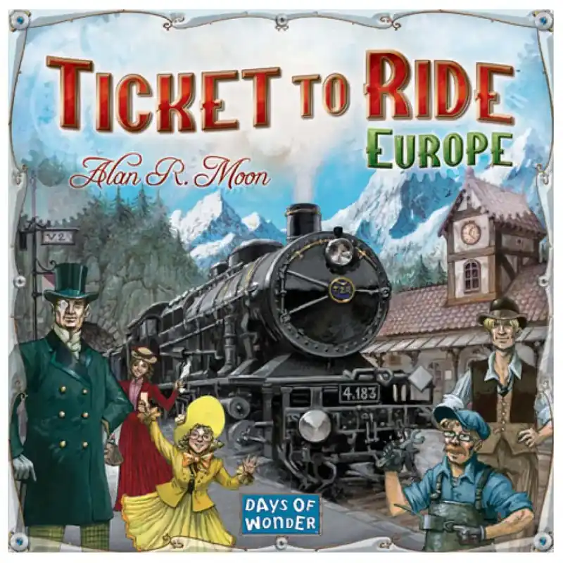 Ticket to Ride Európa társasjáték Biztonságos fizetés