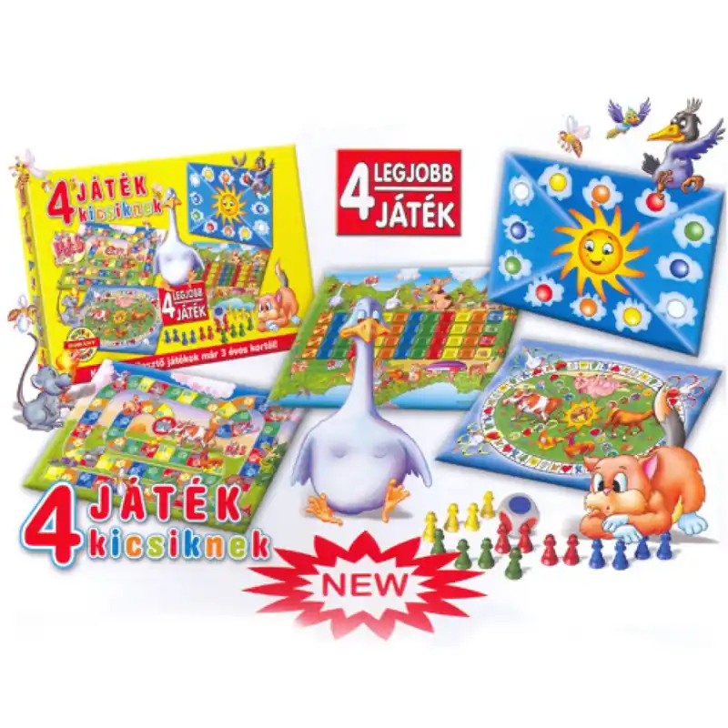 Különleges ajánlat 4 legjobb társasjáték kicsiknek - D-Toys