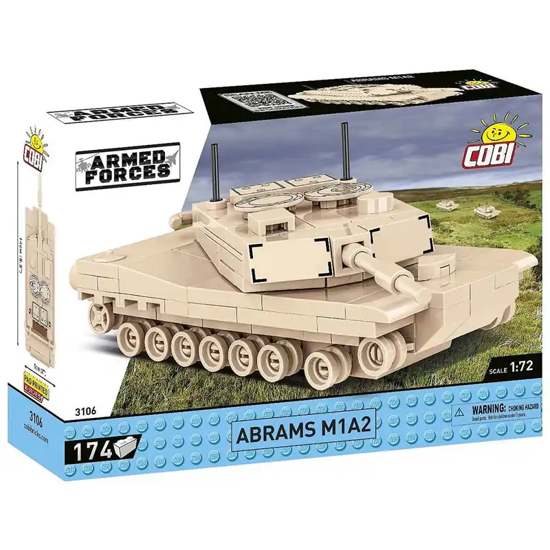 Csak ma COBI Abrams M1A2 tank építőjáték (3106)
