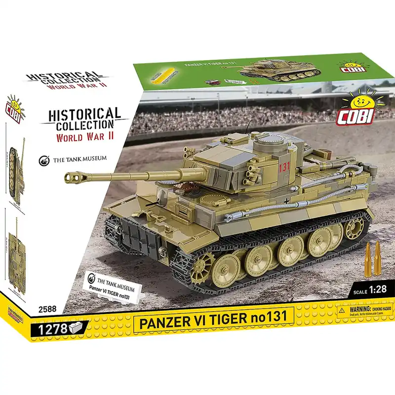 Árengedmény COBI Panzer VI Tiger no131 építőjáték (2588)