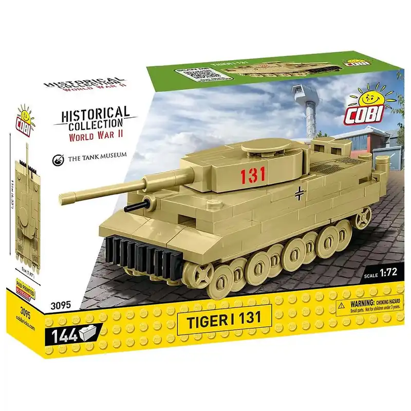 Végkiárusítás COBI Tiger I 131 tank építőjáték (3095)
