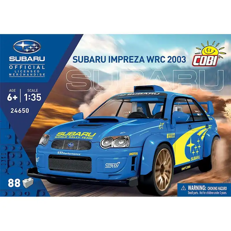 Expressz szállítás COBI Subaru Impreza WRC 2003 autó építőjáték (24650)