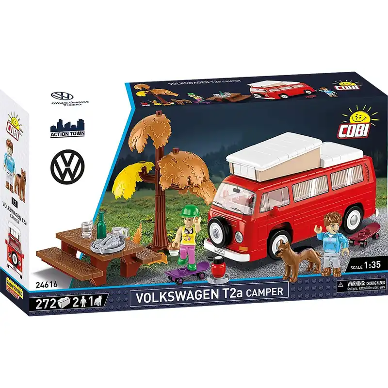 Legnépszerűbb COBI Volkswagen T2a Camper építőjáték (24616)