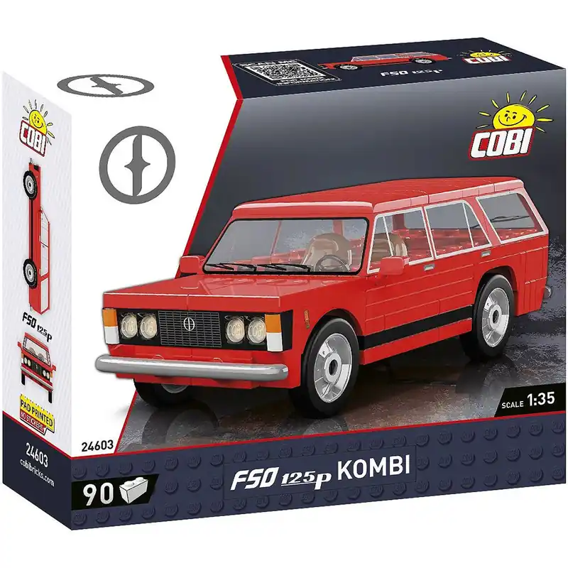 COBI Polski Fiat 125p Kombi építőjáték (24603) Gyors kiszállítás