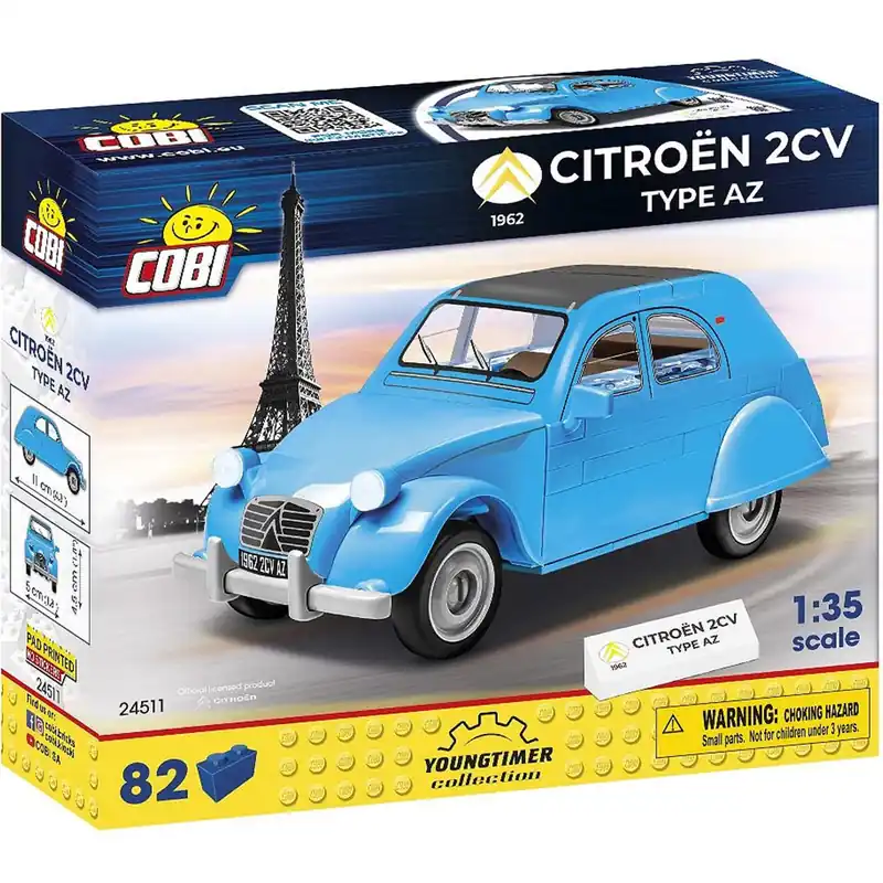 Biztonságos fizetés COBI Citroen 2CV Type AZ építőjáték (24511)