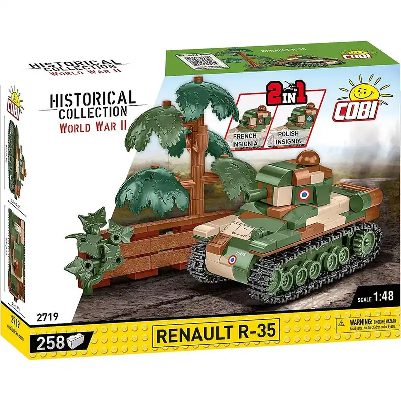 Prémium COBI Renault R-35 építőjáték (2719)
