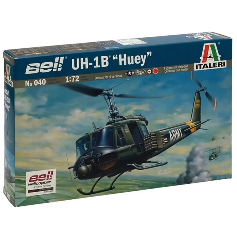 Kedvezmény Italeri 1/72 UH-1B Huey helikopter makett
