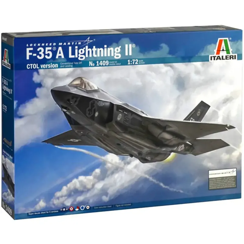 Ajánlat Italeri 1/72 F-35A Lightning II vadászgép makett