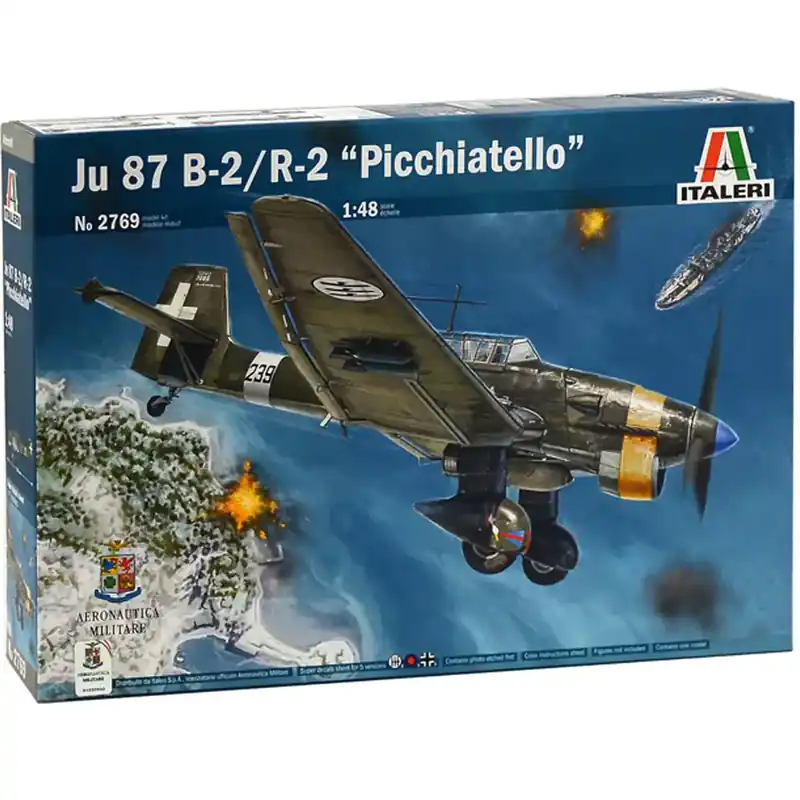 Italeri 1/48 Ju 87 B-2/R-2 Picchiatello repülőgép makett Kedvezményes ár