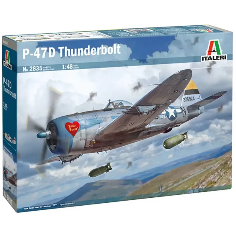 Italeri 1/48 P-47D Thunderbolt repülőgép makett Bestseller