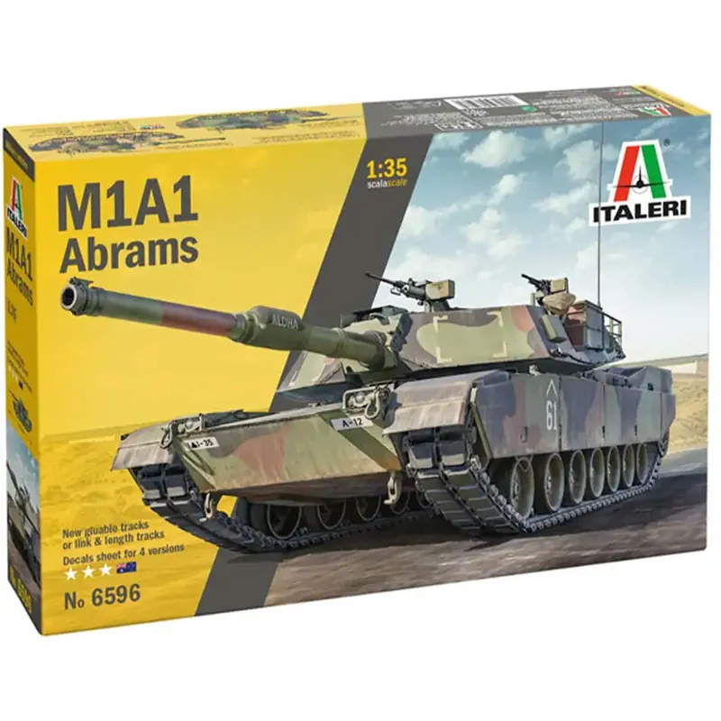 Kihagyhatatlan ajánlat Italeri 1/35 M1A1 Abrams tank makett