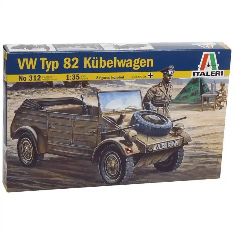 Italeri 1/35 VW Typ 82 Kübelwagen katonai jármű makett Olcsóbb