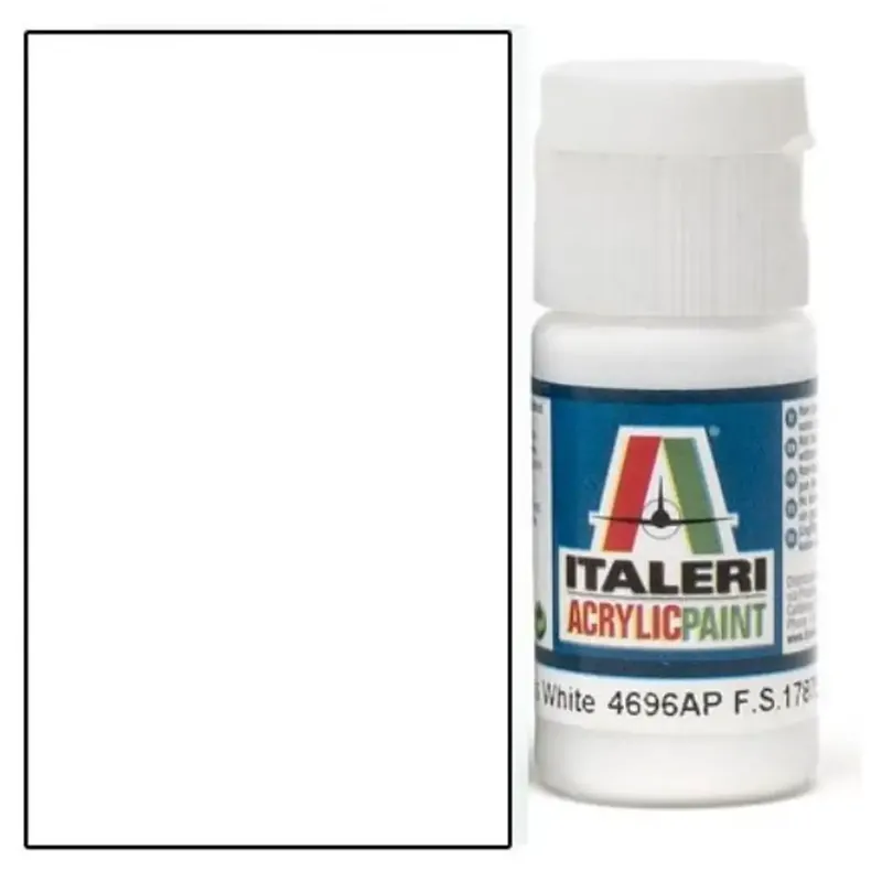 Expressz kézbesítés Italeri Gloss White (4696AP) - Fényes fehér makett festék 20ml