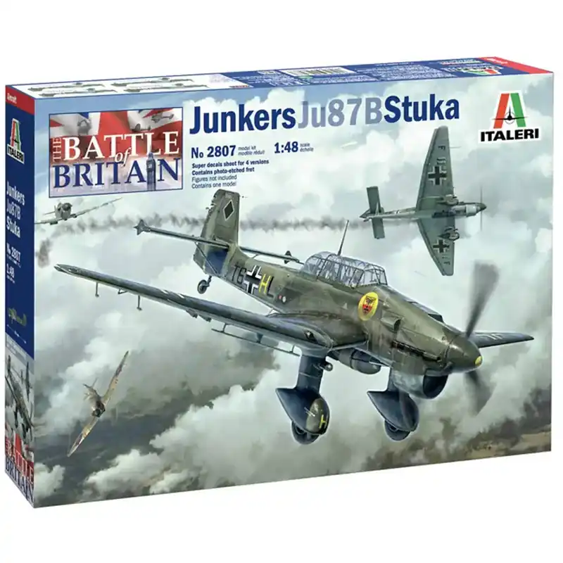 Italeri 1/48 Junkers Ju 87B Stuka repülőgép makett Korlátozott ajánlat