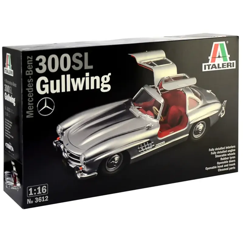 Italeri 1/16 Mercedes-Benz 300SL Gullwing autó makett Exkluzív ajánlat