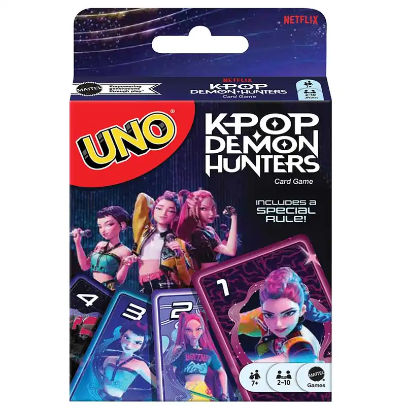 Bestseller K-POP Démonvadászok UNO kártyajáték - Mattel
