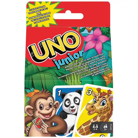 Gyors szállítás UNO Junior állatos kártyajáték - Mattel