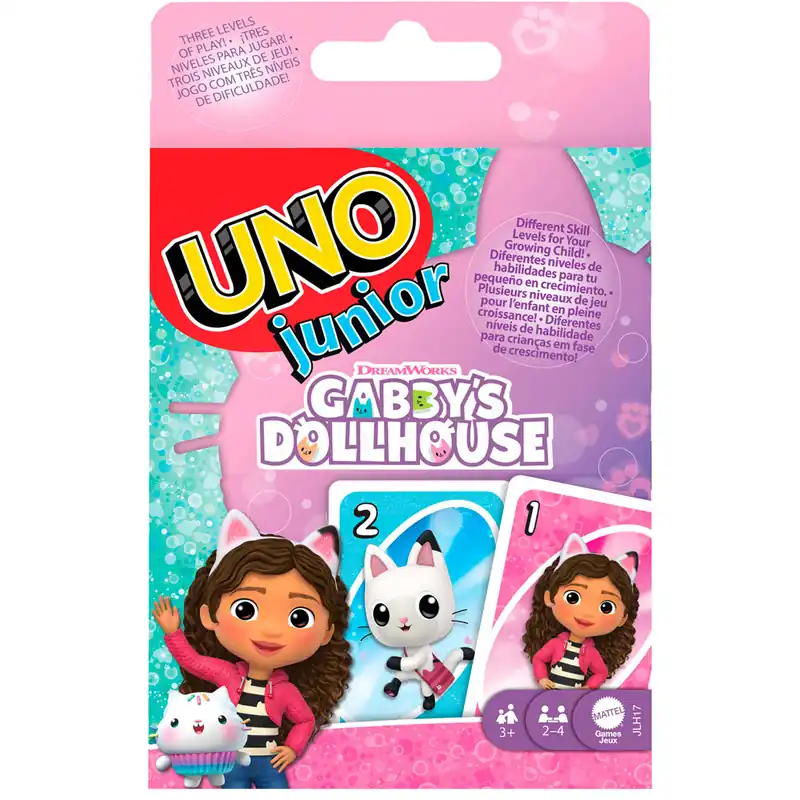 Vedd meg online UNO Junior Gabi babaháza kártyajáték - Mattel