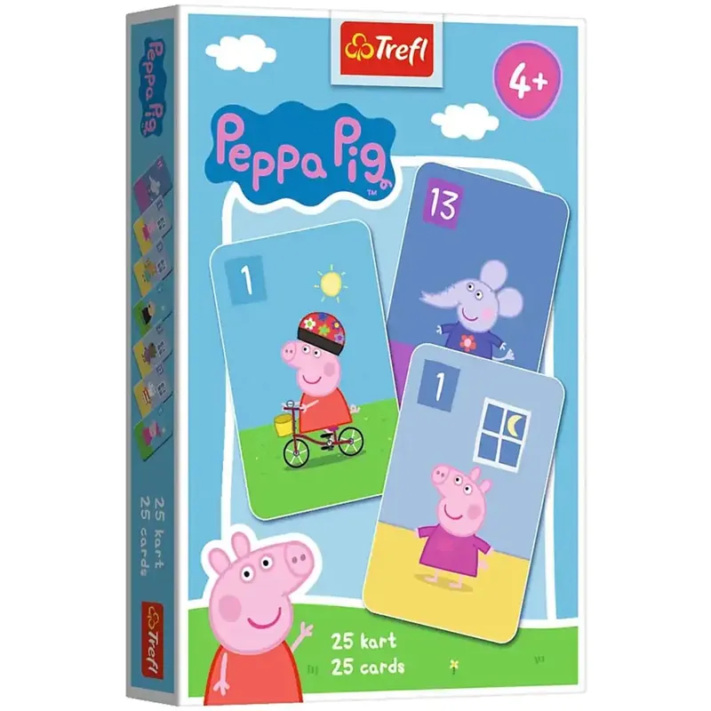 Szuper akció Peppa malac fekete péter kártyajáték - Trefl