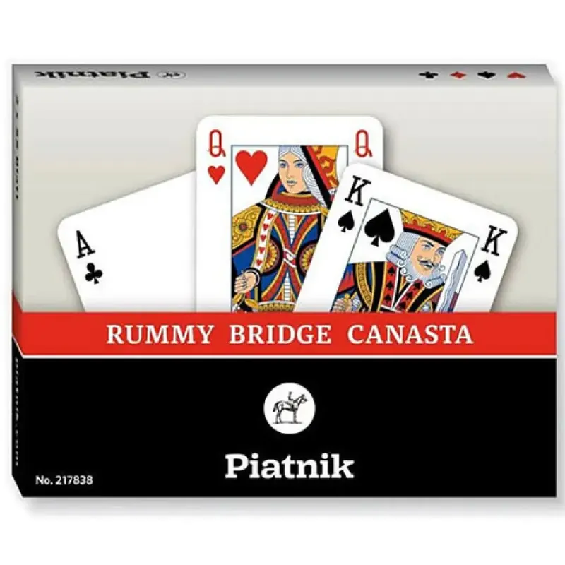 Prémium Standard Römi kártya, dupla csomag 2x55 lap - Piatnik