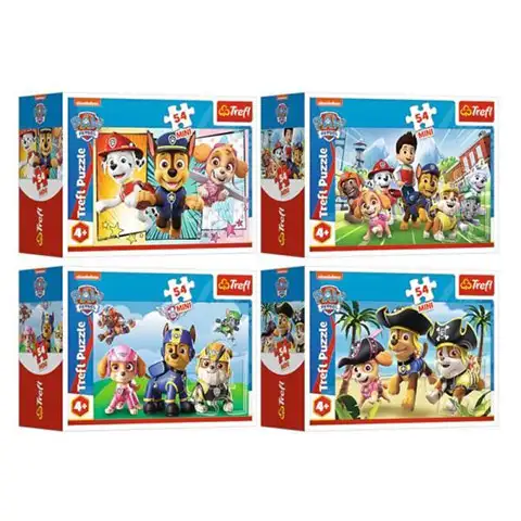 Rendeld meg most Mancs Őrjárat 54db-os mini puzzle 4 féle - Trefl