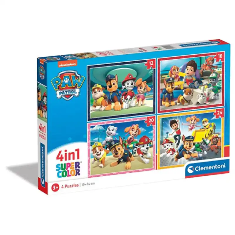 Olcsóbb Mancs őrjárat 4 az 1-ben puzzle - Clementoni