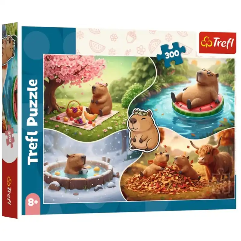 Capybarák 4 évszak 300 db-os puzzle – Trefl Gyors szállítás