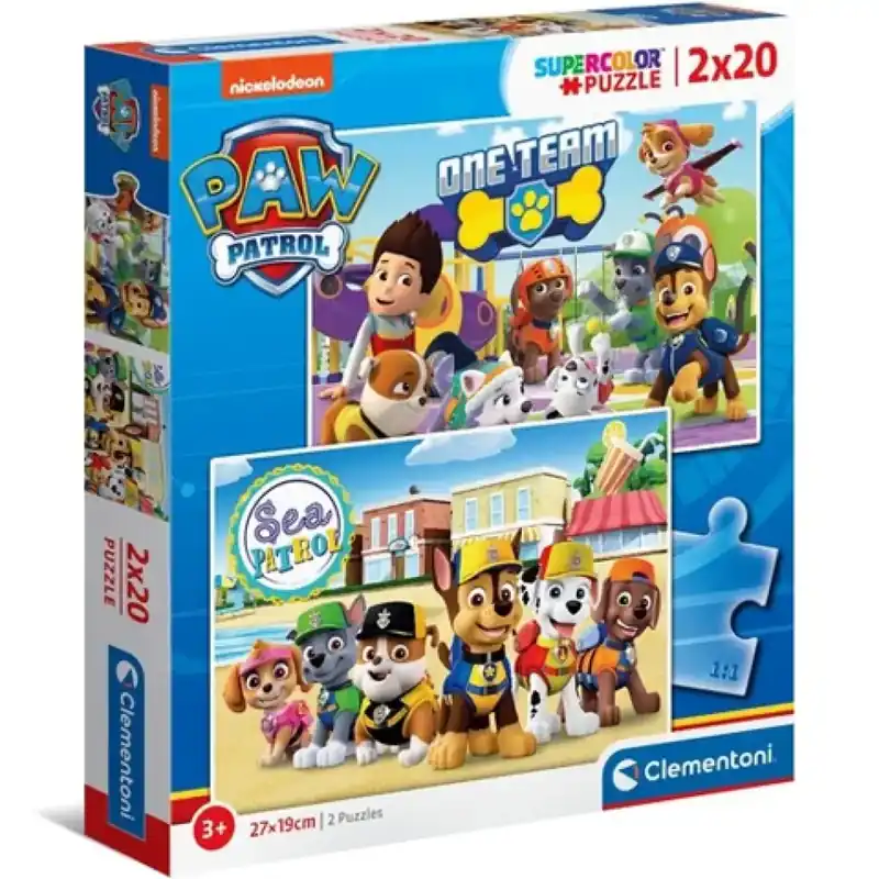 Outlet Mancs Őrjárat 2x20db-os puzzle - Clementoni