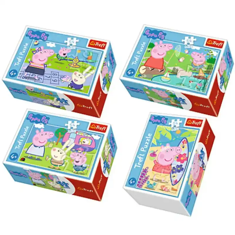 Peppa malac legszebb napjai 54db-os mini puzzle 4 féle - Trefl Gyors kiszállítás