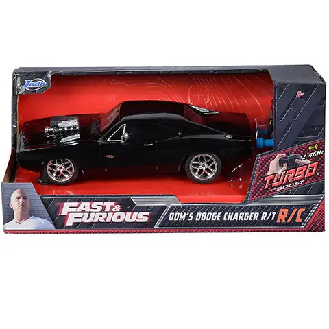 Nézd meg most Halálos iramban RC Dom‘s Dodge Charger R/T távirányítós autó 1/24 - Simba Toys
