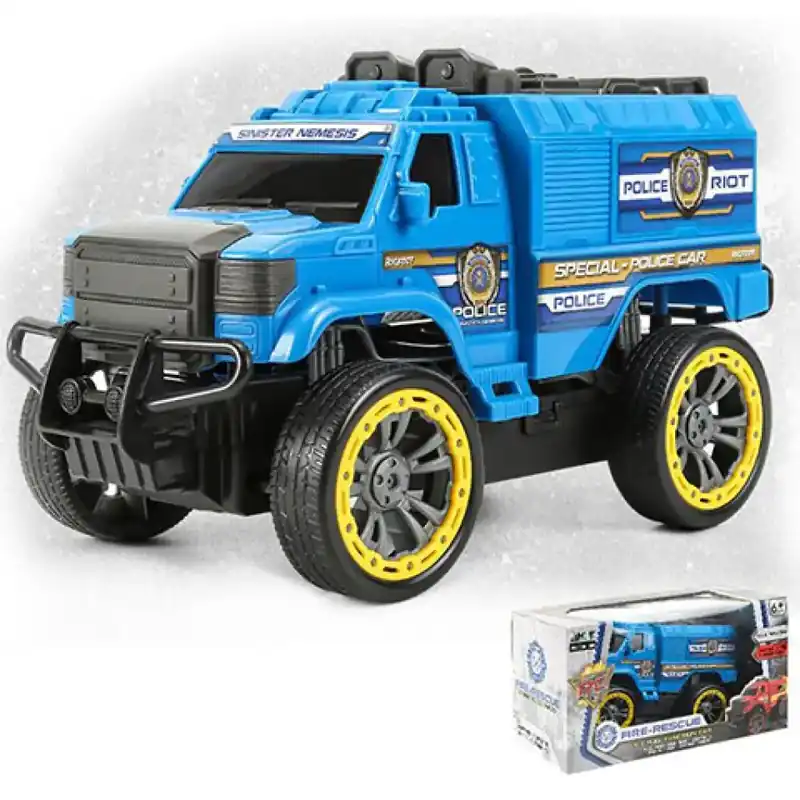 RC Távirányítós Off-Road rendőrségi járgány 4 különböző funkcióval Ne maradj le