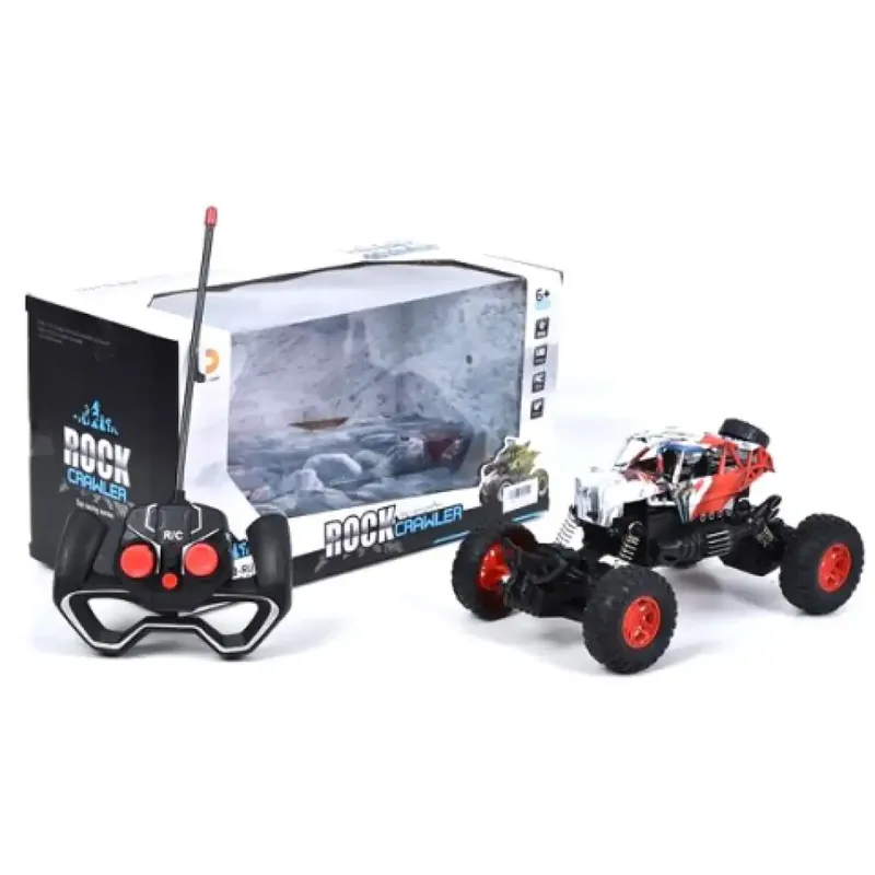 RC Távirányítós Crawler piros-fehér terepjáró autó 1/18 2.4GHz Expressz szállítás