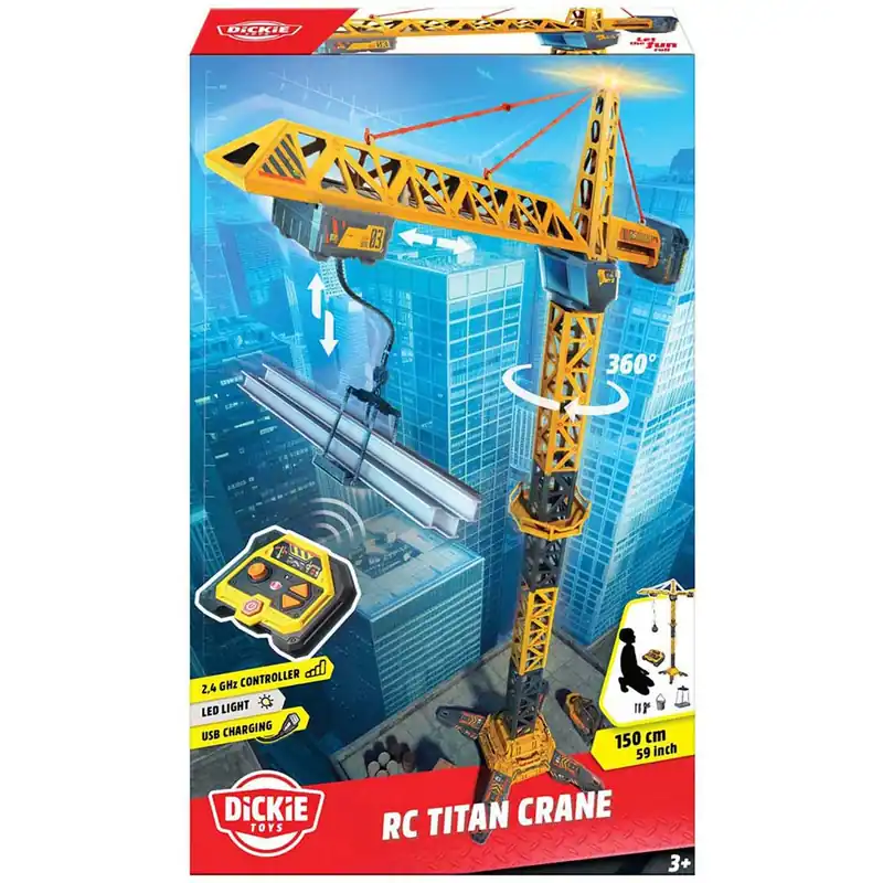 Bestseller Távirányítós RC Titán daru 150cm - Dickie Toys