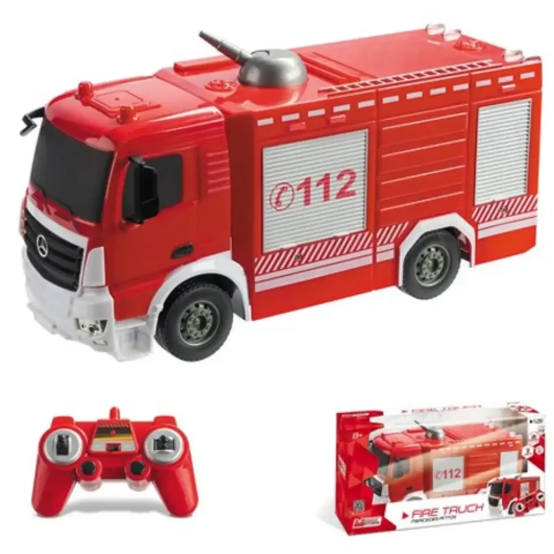 Mercedes Antos távirányítós tűzoltóautó 1/26 - Mondo Motors Szuper ajánlat