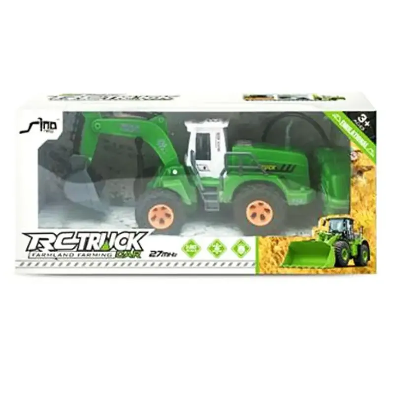 RC Truck zöld távirányítós munkagép 1/30 27MHz Legnépszerűbb