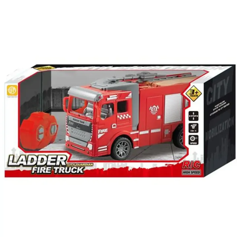 Biztonságos fizetés RC Távirányítós tűzoltóautó fényekkel 1/36