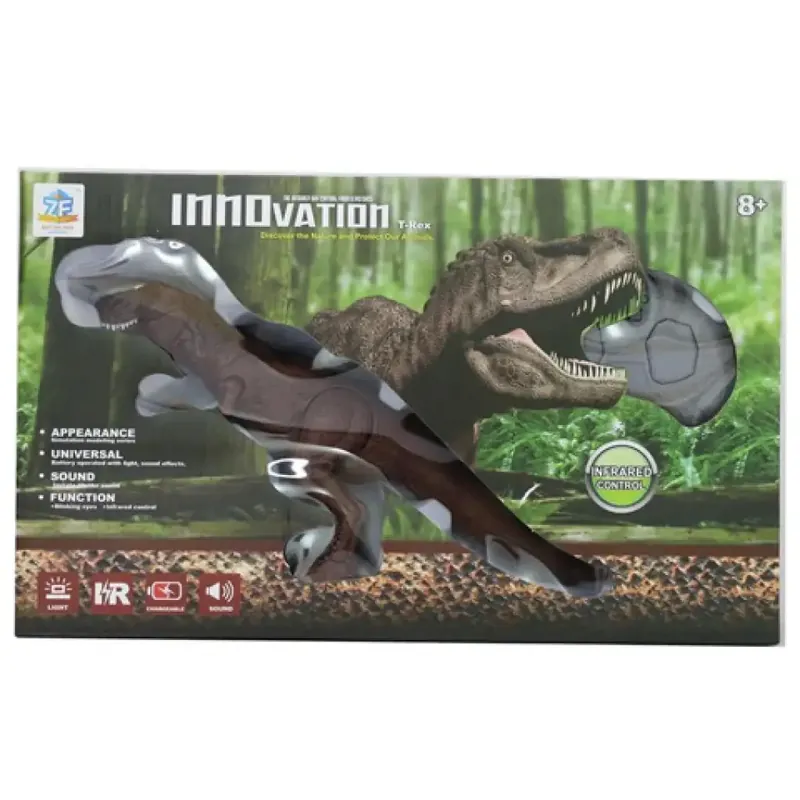 Távirányítós T-rex fénnyel és hanggal Szuper akció