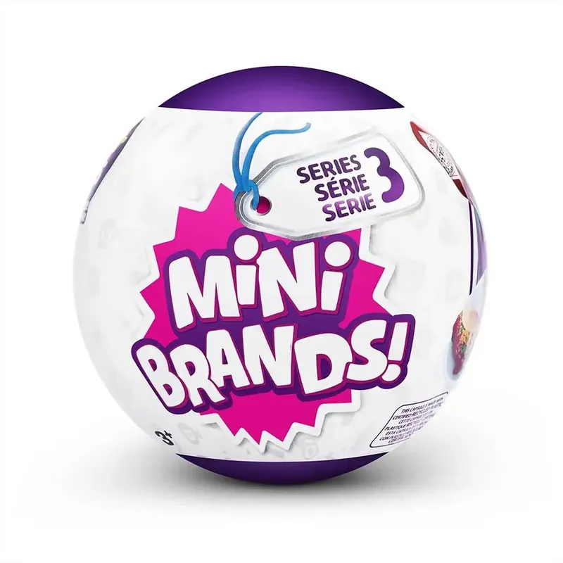 Kedvezményes ár Mini Brands Mini világmárkák 5 db-os meglepetés csomag 3. széria