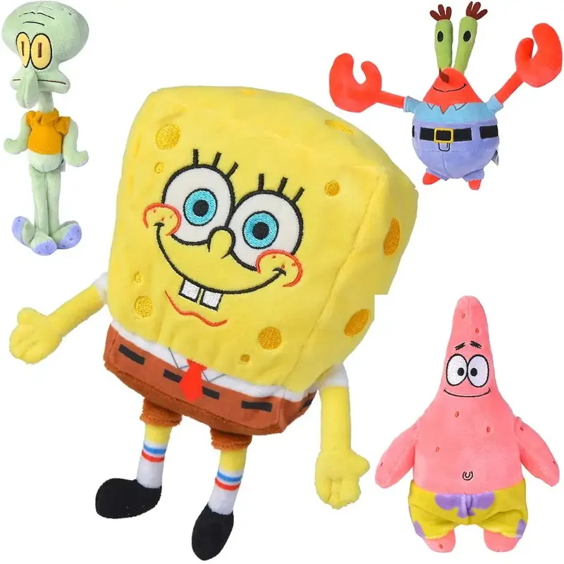 Azonnali szállítás Spongya Bob plüssfigura 20cm négyféle változatban - Simba toys