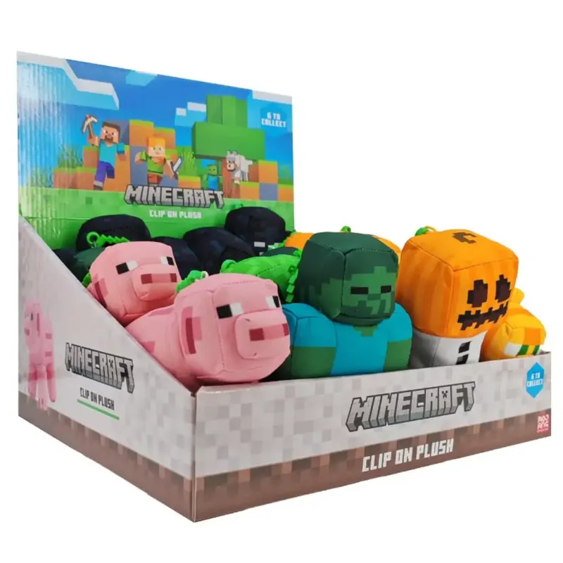 Nézd meg most Minecraft 13cm-es plüss figurák több változatban 1db