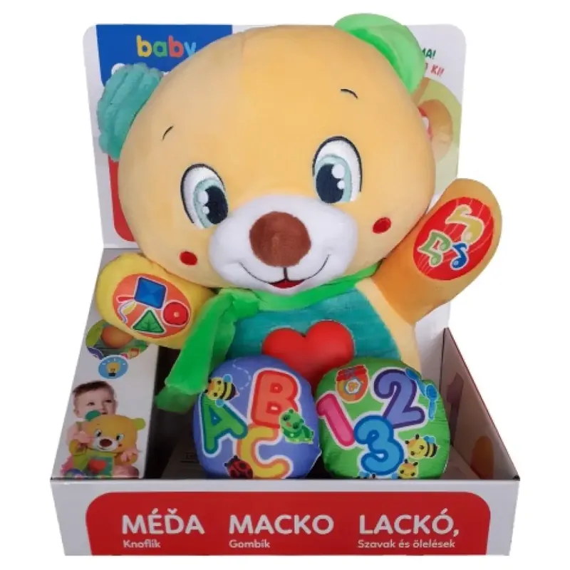 Lackó a mackó interaktív plüss maci - Clementoni Újdonság
