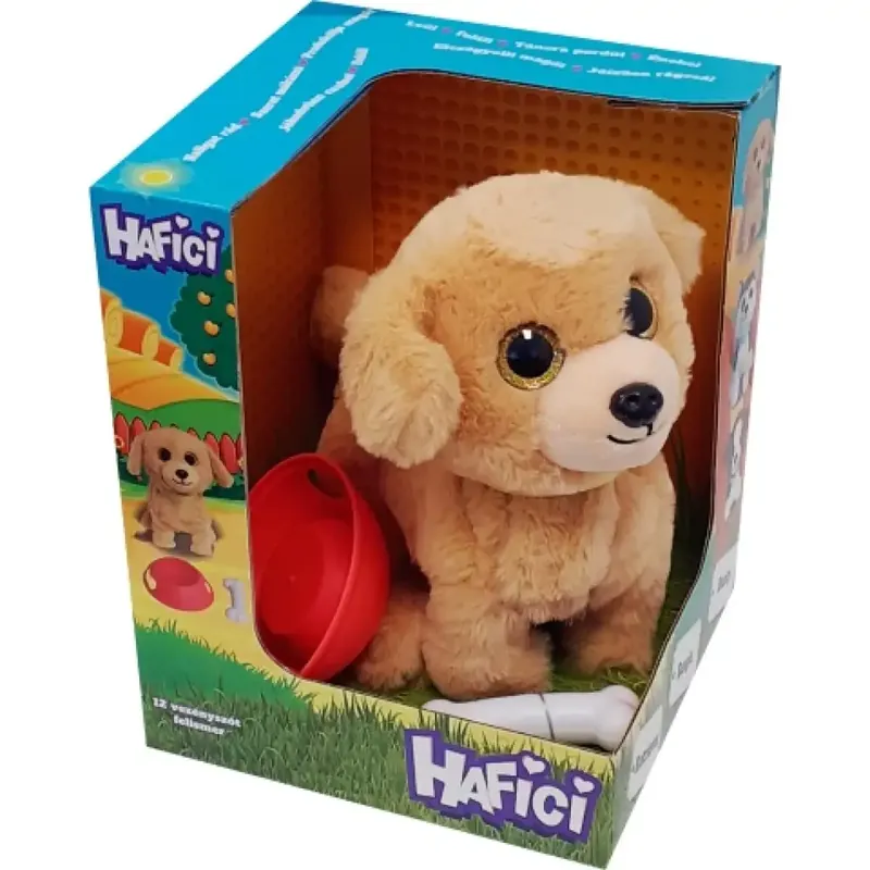 Ne maradj le Hafici Retriever interaktív plüss kutya
