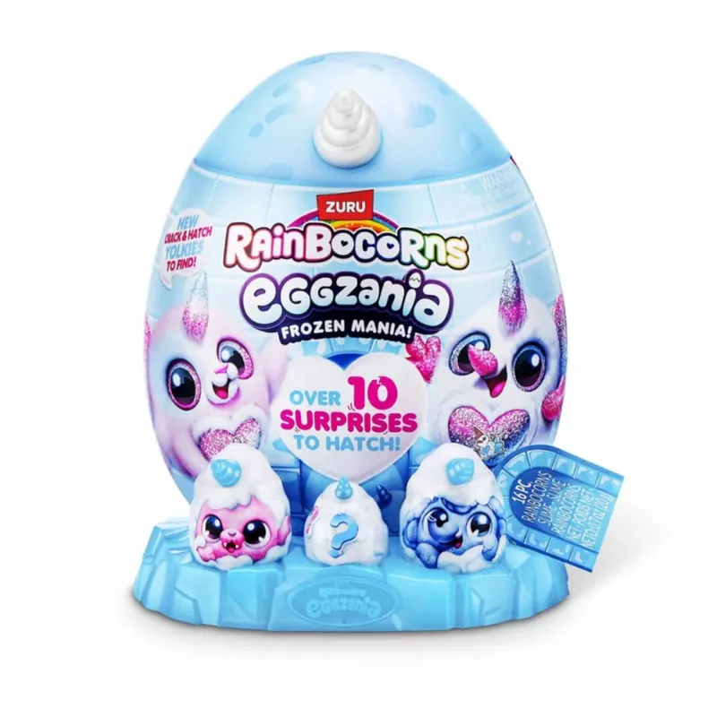 Rainbocorns Eggzania meglepetés tojás interaktív plüssel - téli barátok Kedvezmény