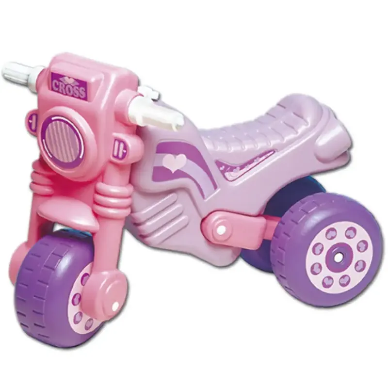 Lábbal hajtós rózsaszínű cross motor - D-Toys Ajánlat