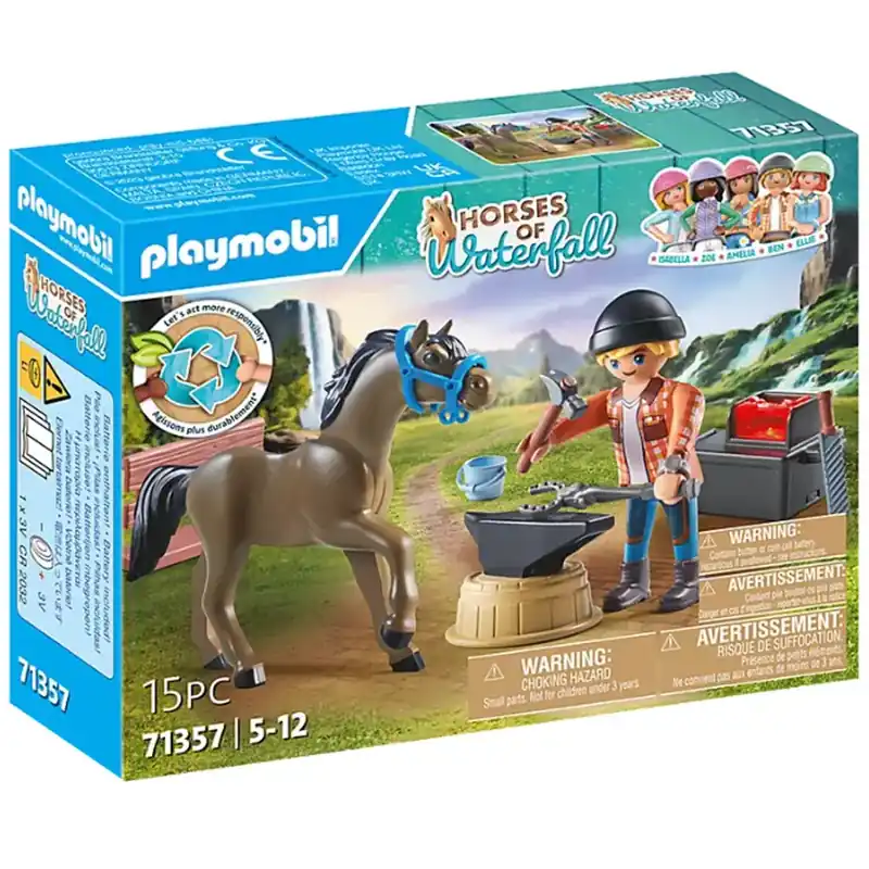 Különleges ajánlat Playmobil Patkolókovács Ben Achilles (71357)