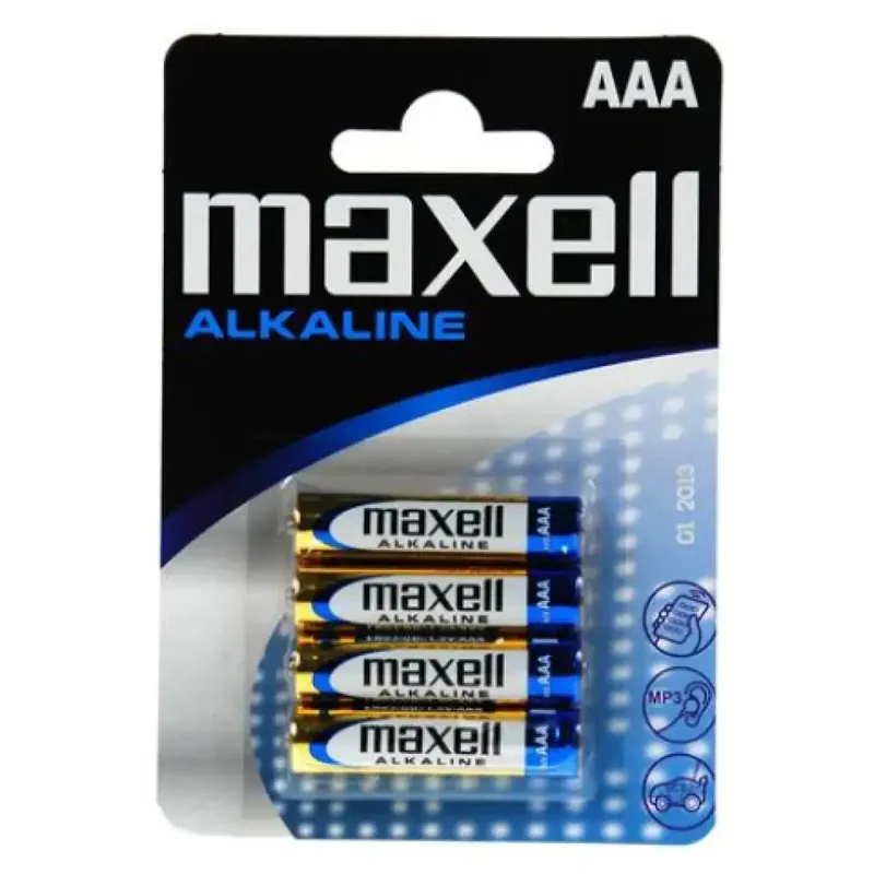 Maxell Alkáli vékony ceruzaelem 1.5V AAA LR03 4db bliszteres csomagolásban Olcsóbb