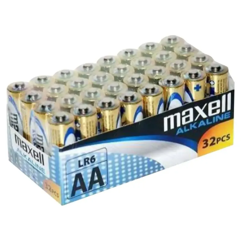 Árcsökkenés Maxell Alkáli ceruzaelem 1.5V AA LR6 32db fóliás csomagolásban