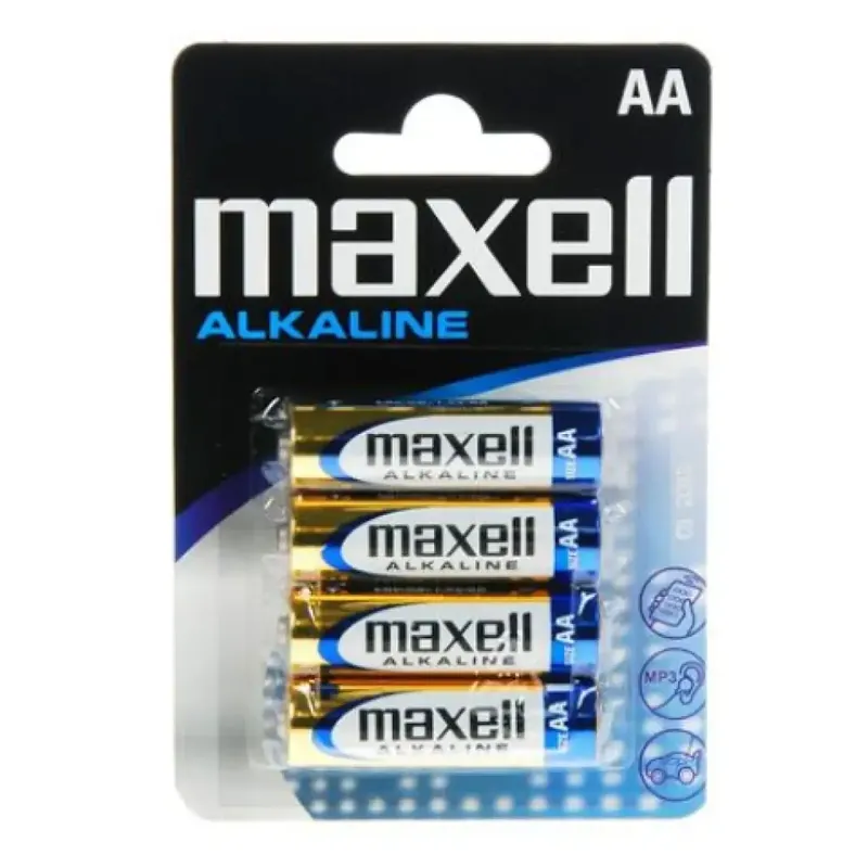 Maxell Alkáli ceruzaelem 1.5V AA LR6 4db bliszteres csomagolásban Újdonság